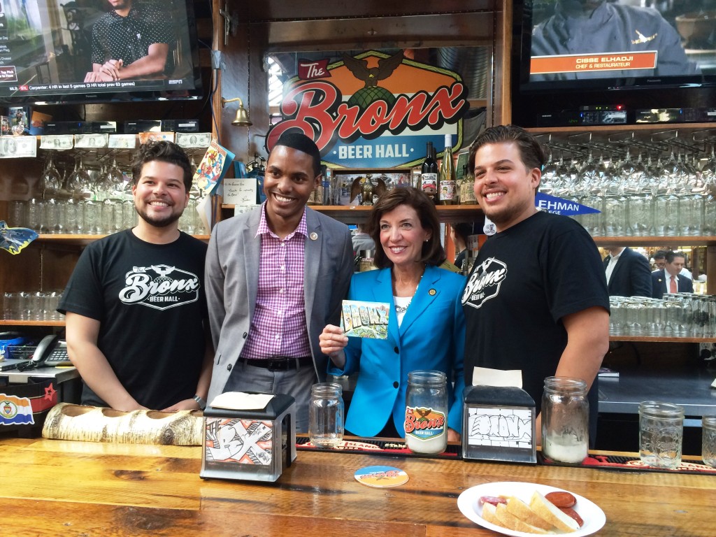Lieutenant Governor Kathy Hochul visits Bronx Little Italy