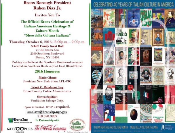 Italian Heritage Month 2016
